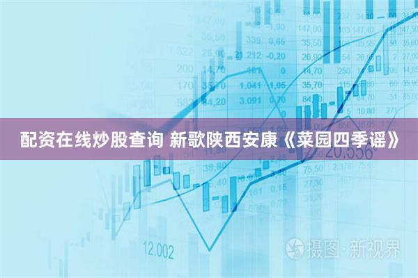 配资在线炒股查询 新歌陕西安康《菜园四季谣》