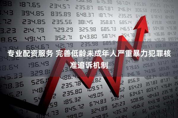 专业配资服务 完善低龄未成年人严重暴力犯罪核准追诉机制