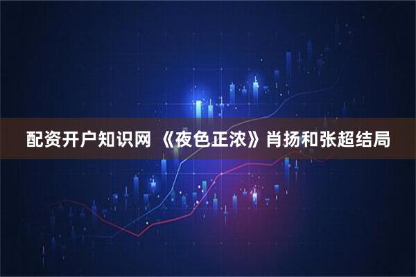 配资开户知识网 《夜色正浓》肖扬和张超结局